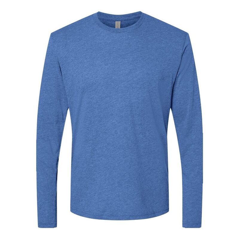 ネクストレベル レディース トップス Tシャツ Next Level Unisex Triblend Long Sleeve TShirt Vintage Royal