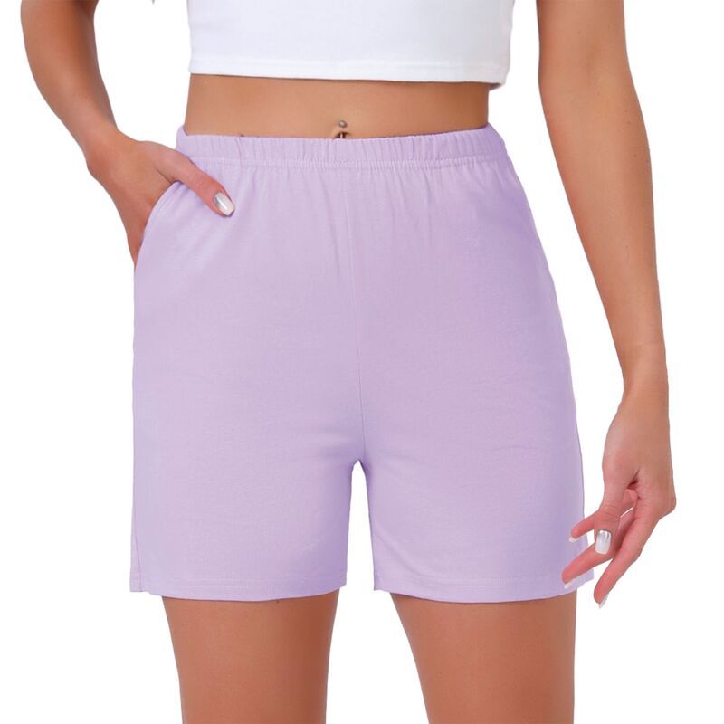 インスパイア シック レディース アンダーウェア ナイトウェア ショートパンツ コットン INSPIRE CHIC Womens Cotton Pajama Shortsoft Stretch Com