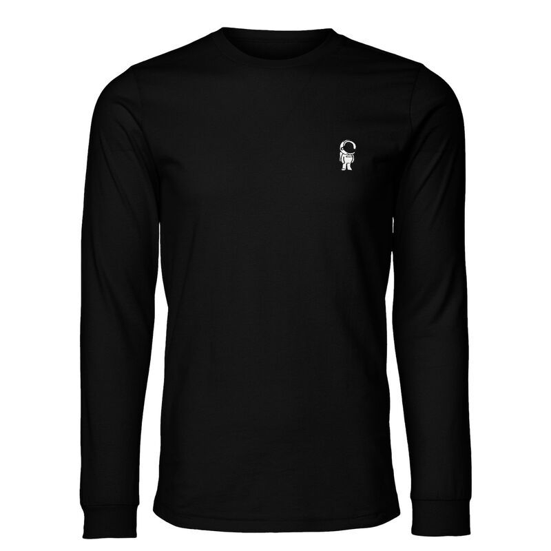 ダリックス レディース トップス Tシャツ Dalix Astronaut Long Sleeve Tee Mens Black ブラック