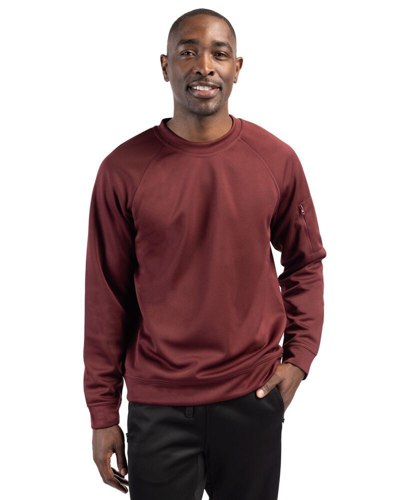 クリーク レディース アウター ジャケット・ブルゾン クルーネック スウェット シャツ Clique Mens Lift Performance Crewneck Sweatshirt Burgund