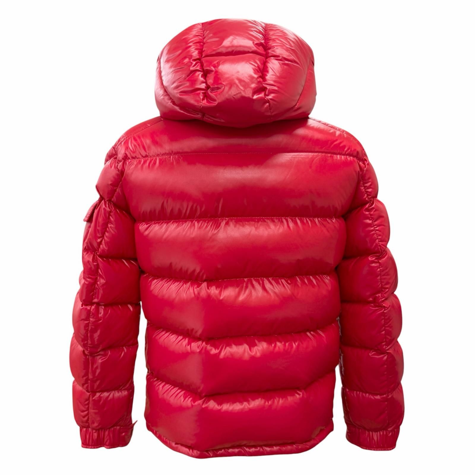 美品△MONCLER モンクレール MAYA マヤ ロゴワッペン付き フーデッド