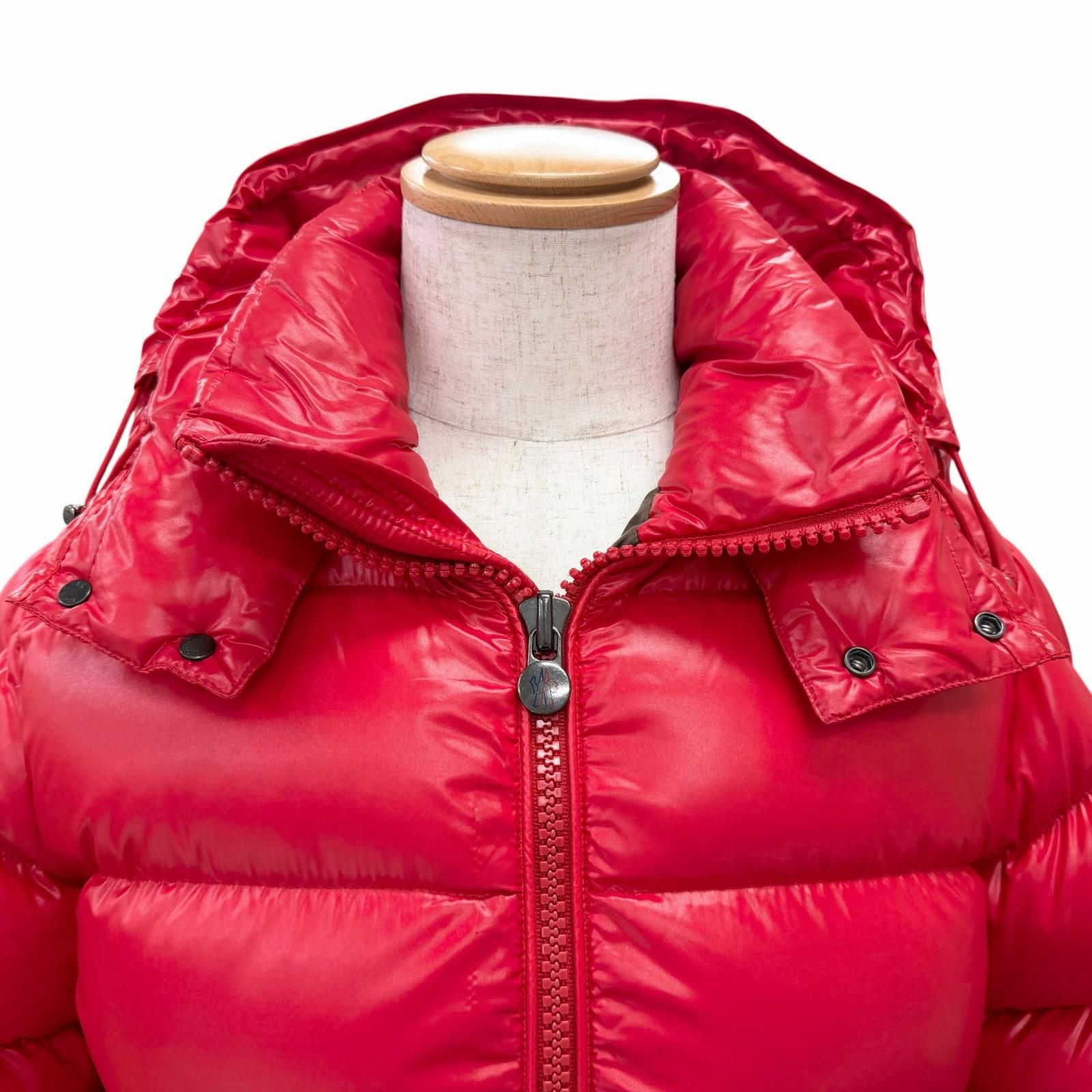 美品△MONCLER モンクレール MAYA マヤ ロゴワッペン付き フーデッド