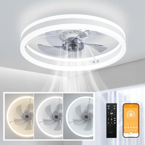 LEDシーリングファンライト サーキュレーター付き 8~10畳 調色/調光/風量調整 DCモーター天井扇 最大5200LM ファン正逆回転 タイマー機能 節電 省エネ 寝室 和室 天井照明 空気循環 リモコン/説明書付 Φ50CMt de0fbaf1