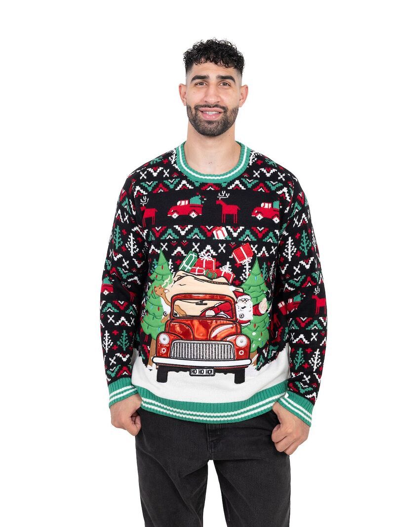 セレブレートトゥギャザー レディース アウター ニット・セーター クルーネック トール Big Tall Celebrate Together Ugly Christmas Crewneck Swea