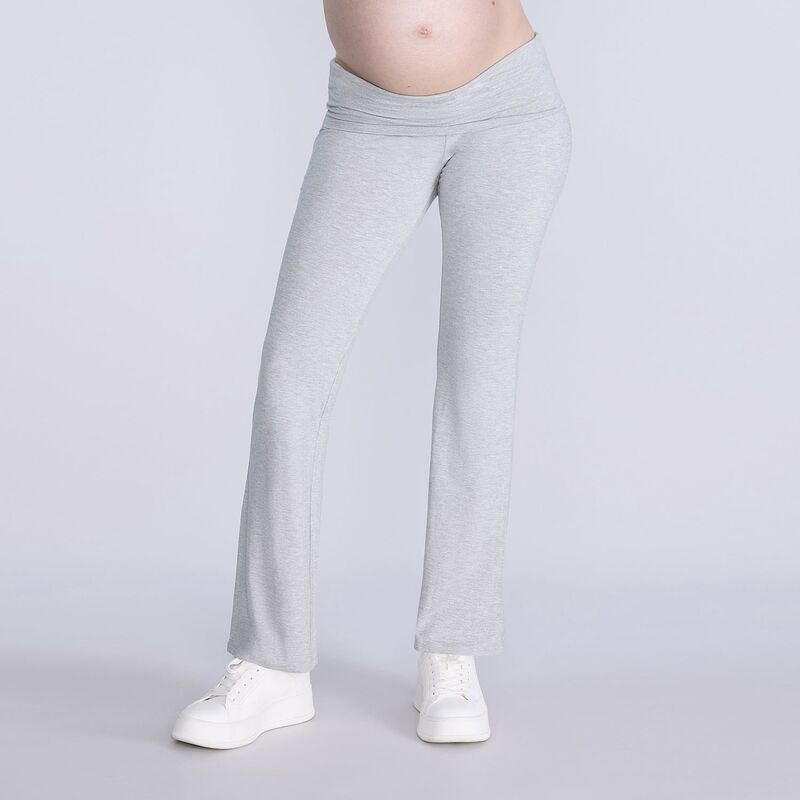マザーフッド レディース ボトムス カジュアルパンツ レギンス マタニティ Maternity Motherhood Roll Over Waist Flair Leggings Heather Gr