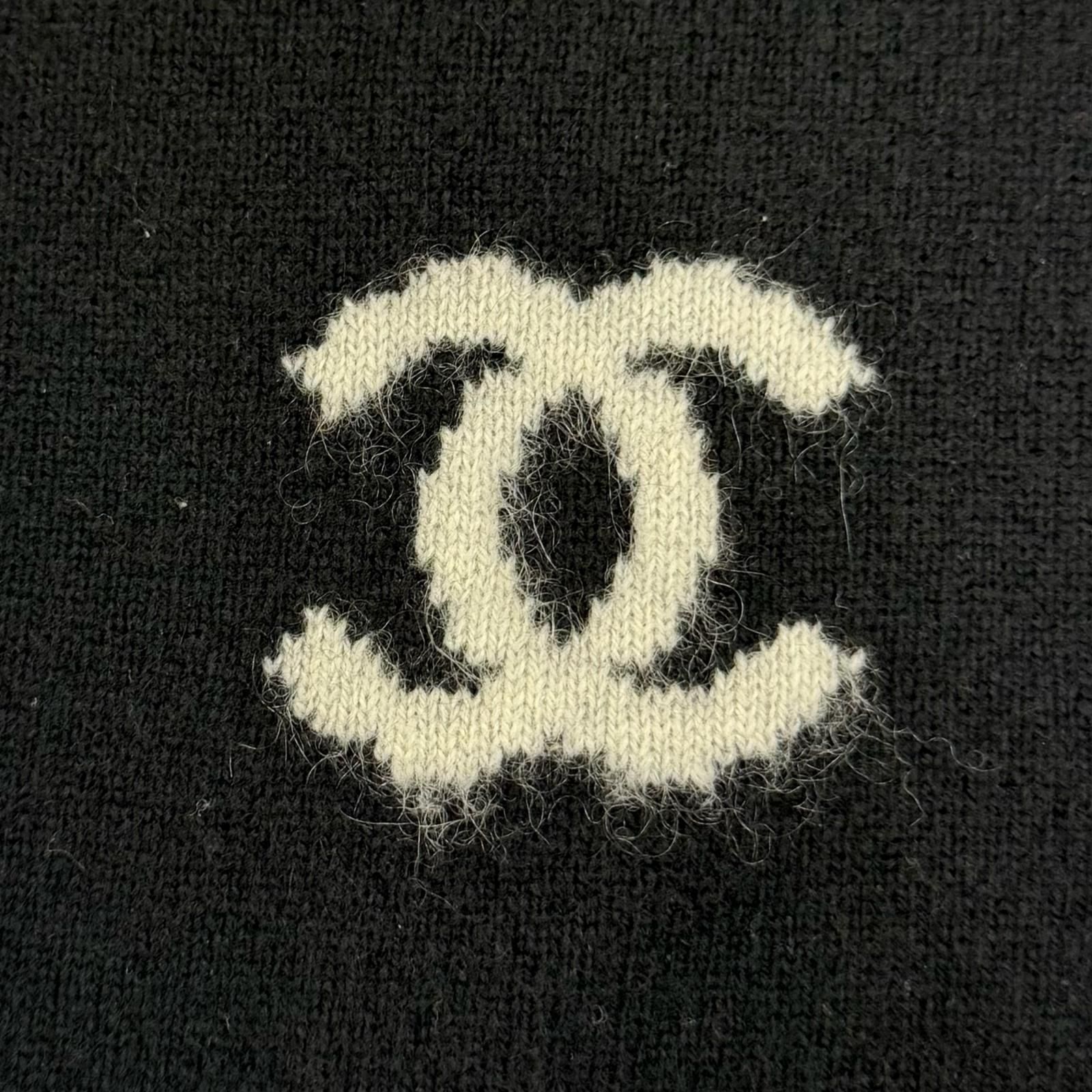 美品☆CHANEL シャネル ヴィンテージ 04A P24422V01664 カシミヤ100 