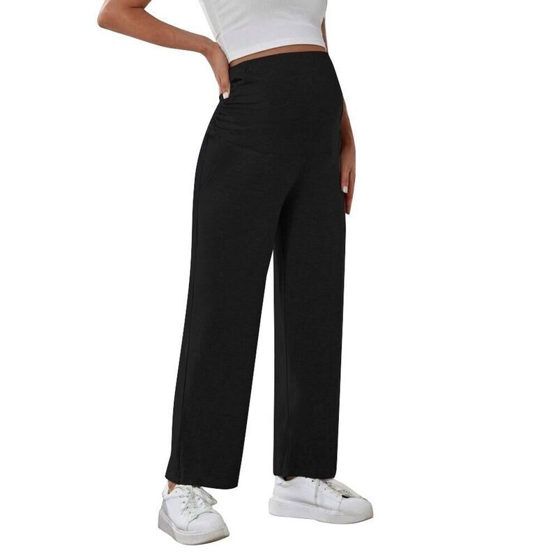 ボディサイズ レディース ボトムス カジュアルパンツ ストレート マタニティ BODDYSIZE Womens Maternity Smooth Feeling Pants Comfy Soft Pr