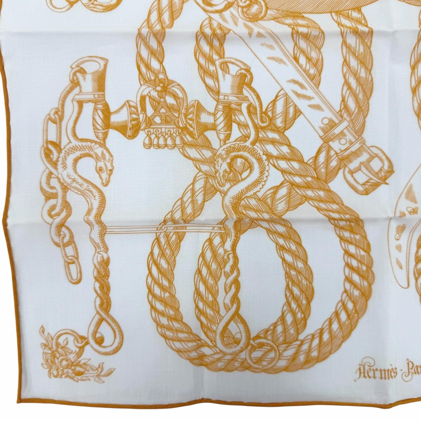 極美品☆HERMES エルメス カレ45 Della Cavalleria デッラ