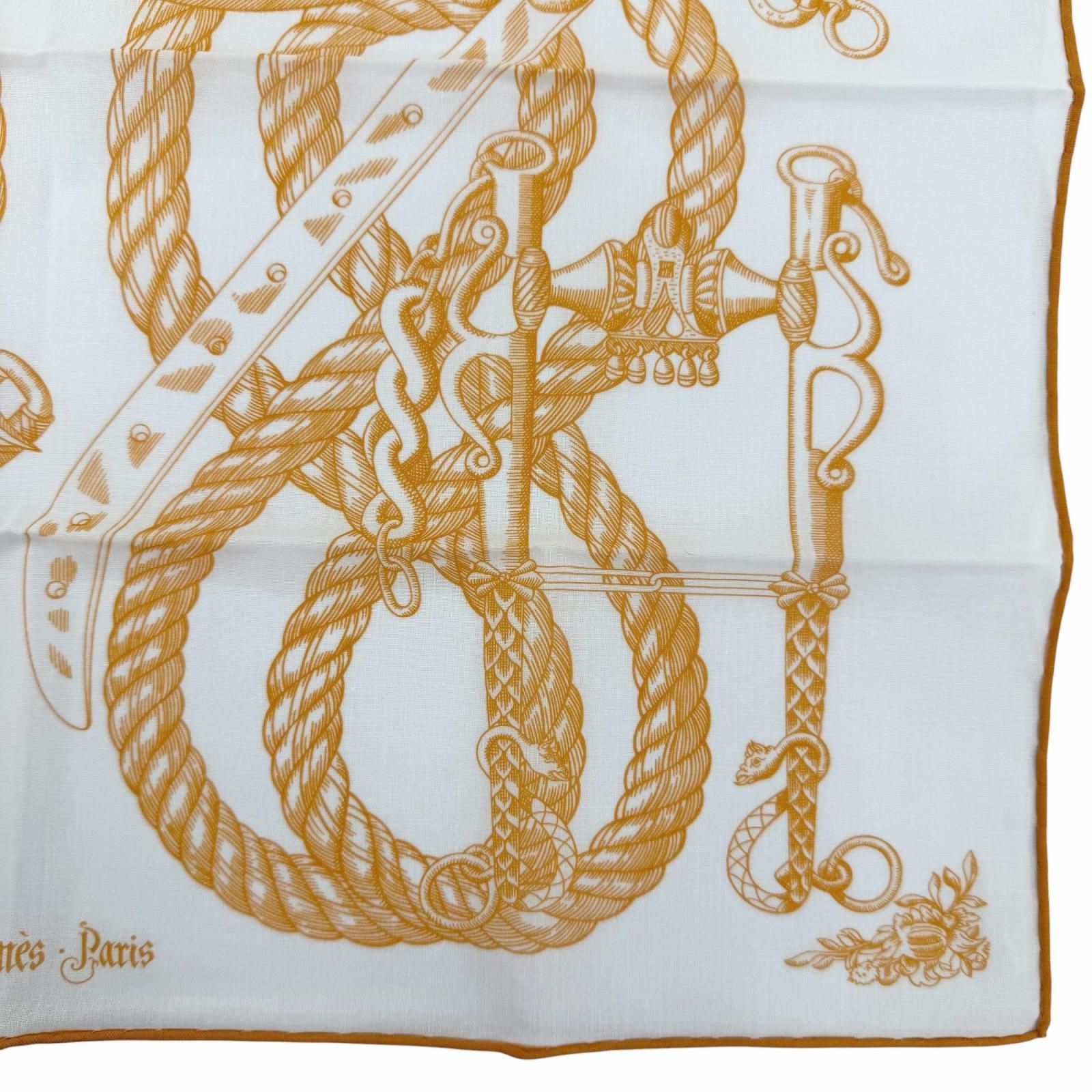 極美品☆HERMES エルメス カレ45 Della Cavalleria デッラ