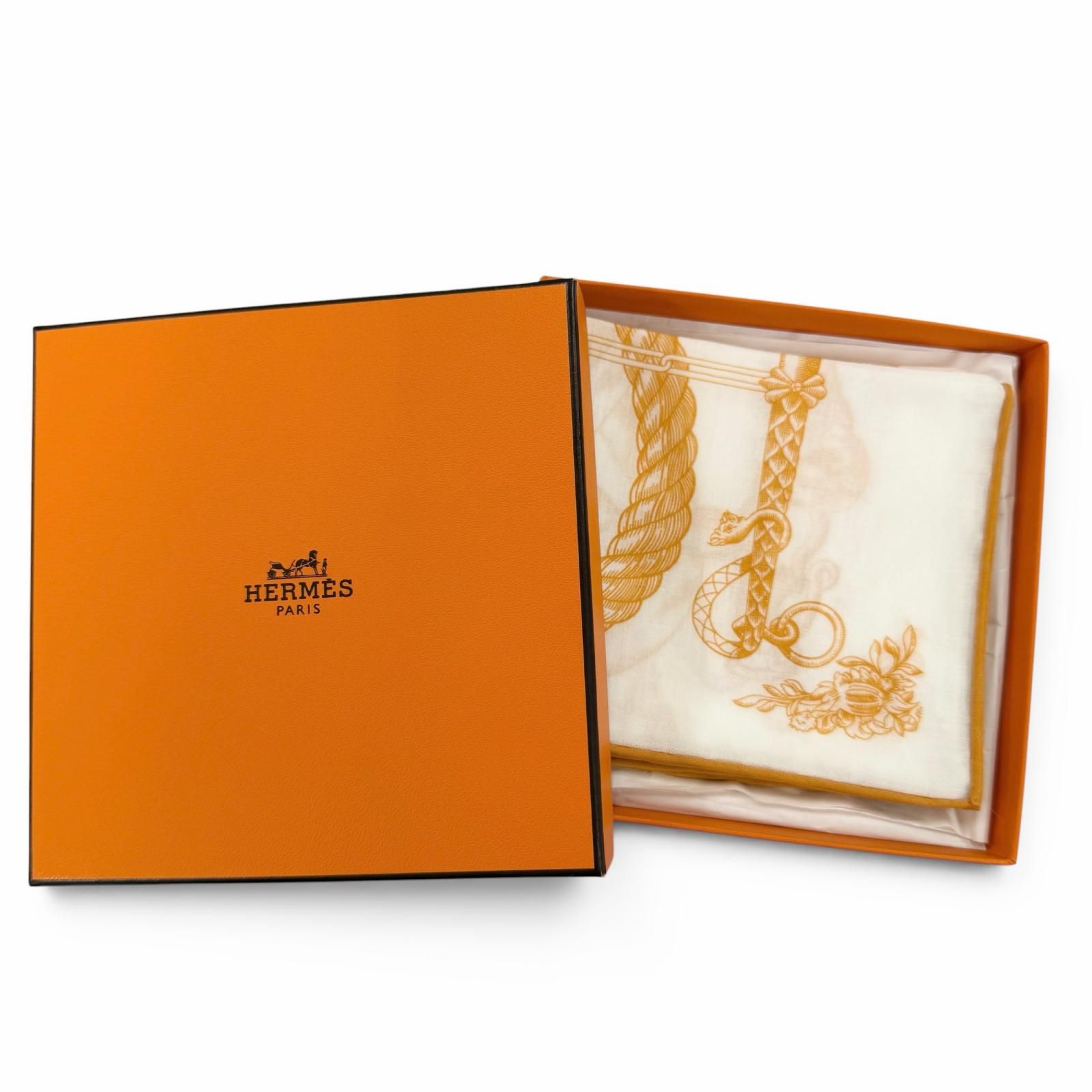 極美品☆HERMES エルメス カレ45 Della Cavalleria デッラ