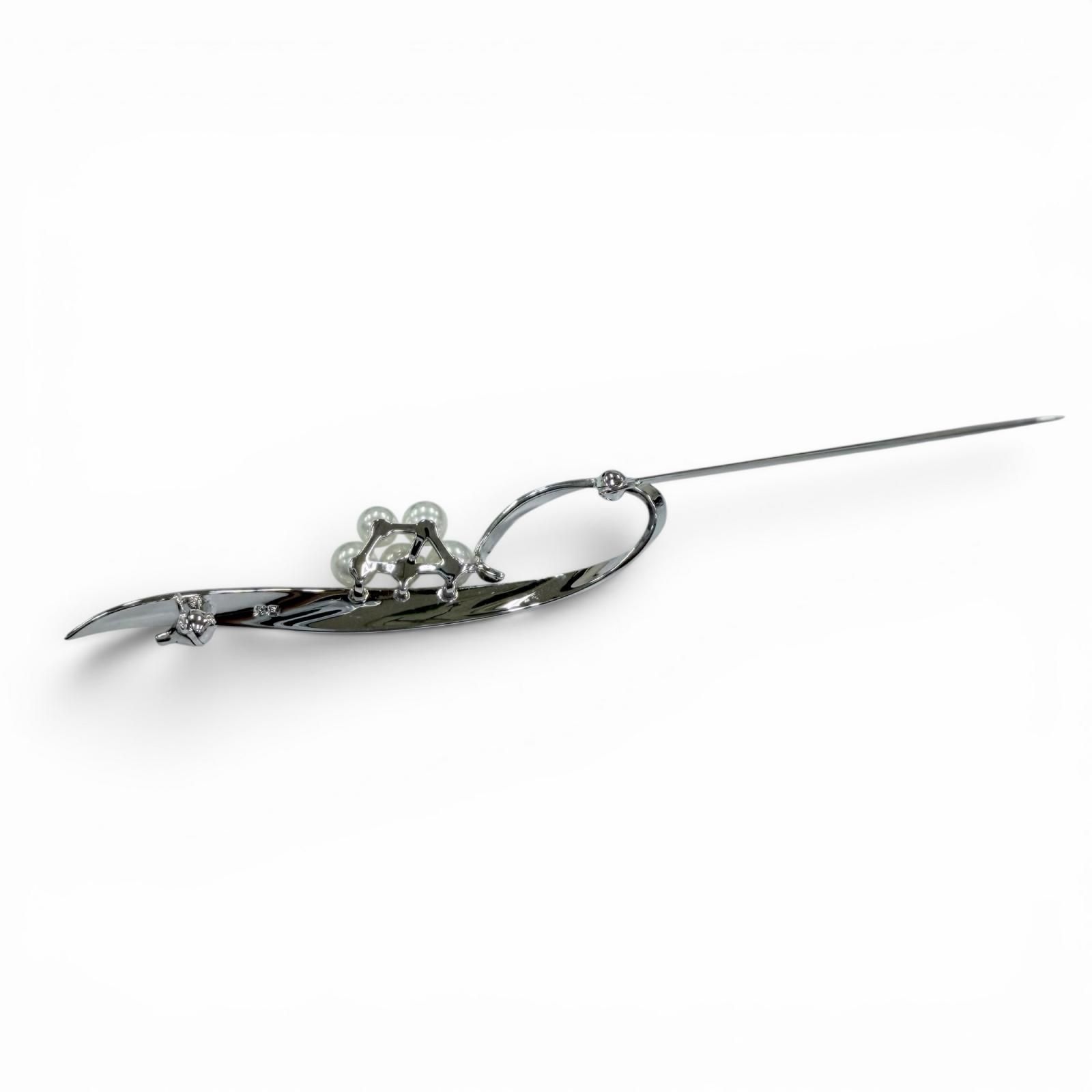 極美品☆MIKIMOTO ミキモト パール アコヤ真珠 ベビーパールブローチ