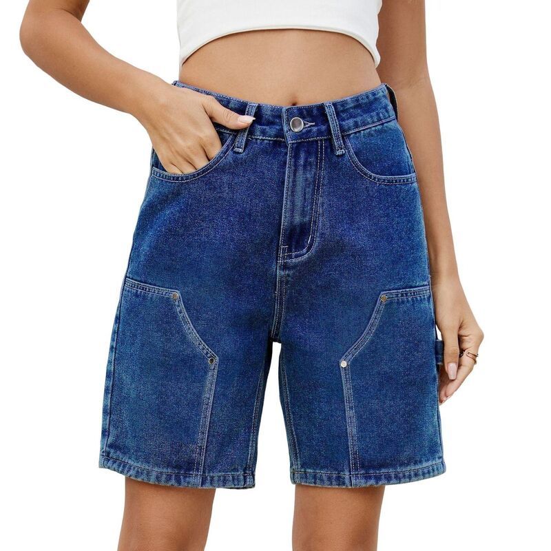 クリアフラワー レディース ボトムス ハーフパンツ・ショーツ ハイウエスト ショートパンツ ClearFlower Womens Bermuda Cargo Shorts Elastic High W