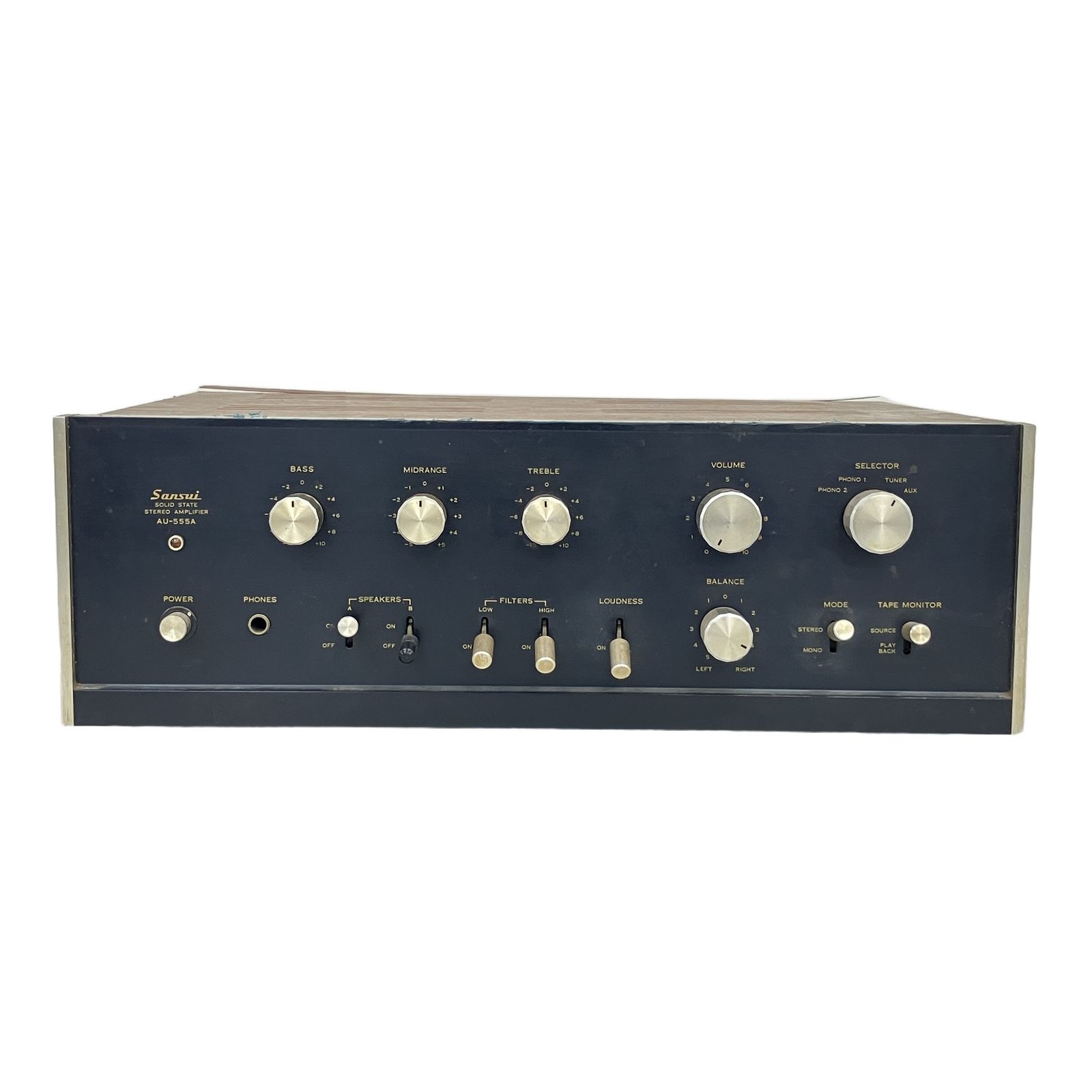 SANSUI　AU-555A プリメインアンプ　オーバーホール済み！ SANSUI AU-555A プリメインアンプ サンスイ 音響機材 ジャンク