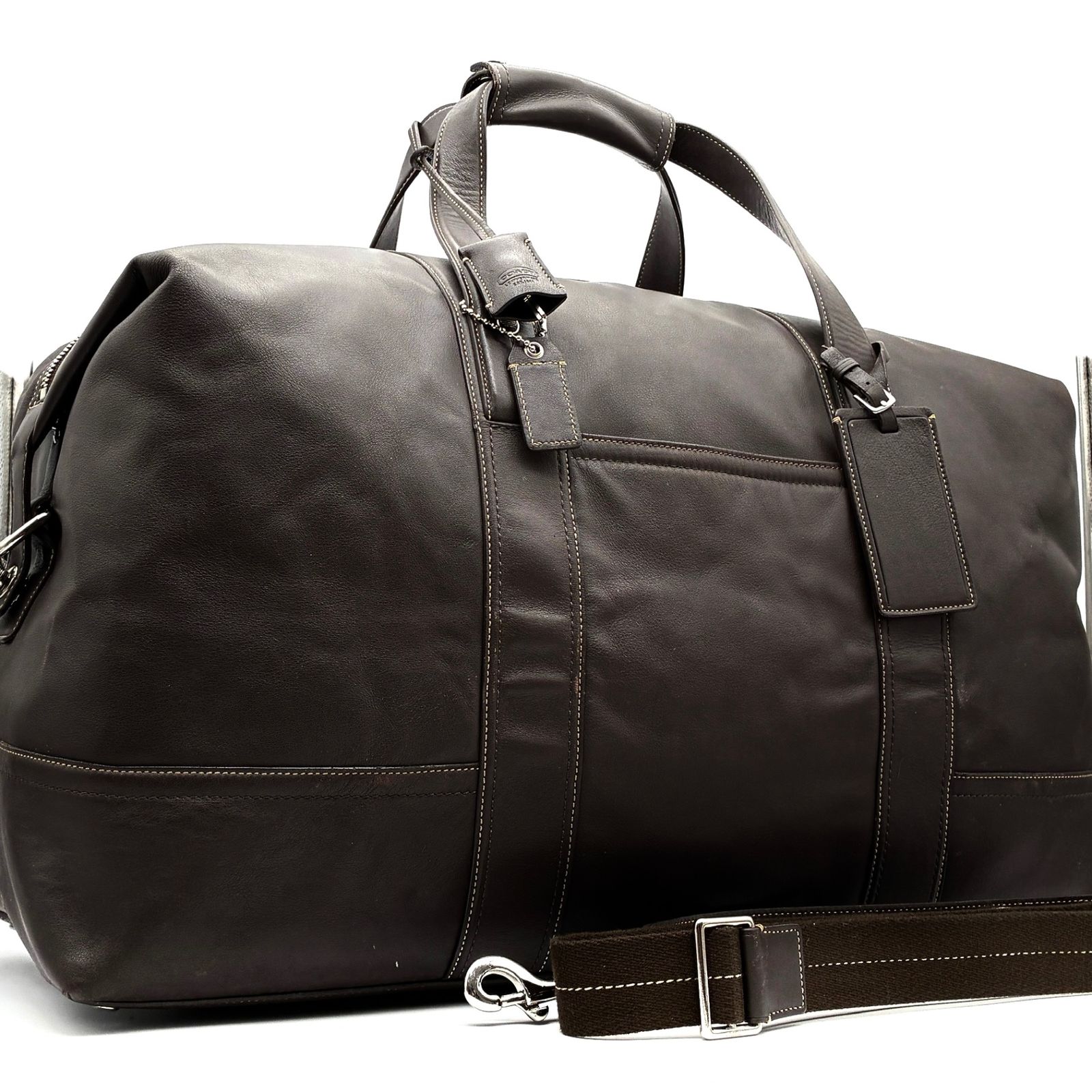 美品 付属品完備 コーチ COACH 2way ボストンバッグ ショルダーバッグ トラベル グラブタンレザー 本革 ブラウン 茶 手持ち 斜め掛け 南京錠 鍵 大容量 ビジネス 出張 旅行 帰省 ボーナス 夏休み 父の日 ゴルフ サマーギフト 大人