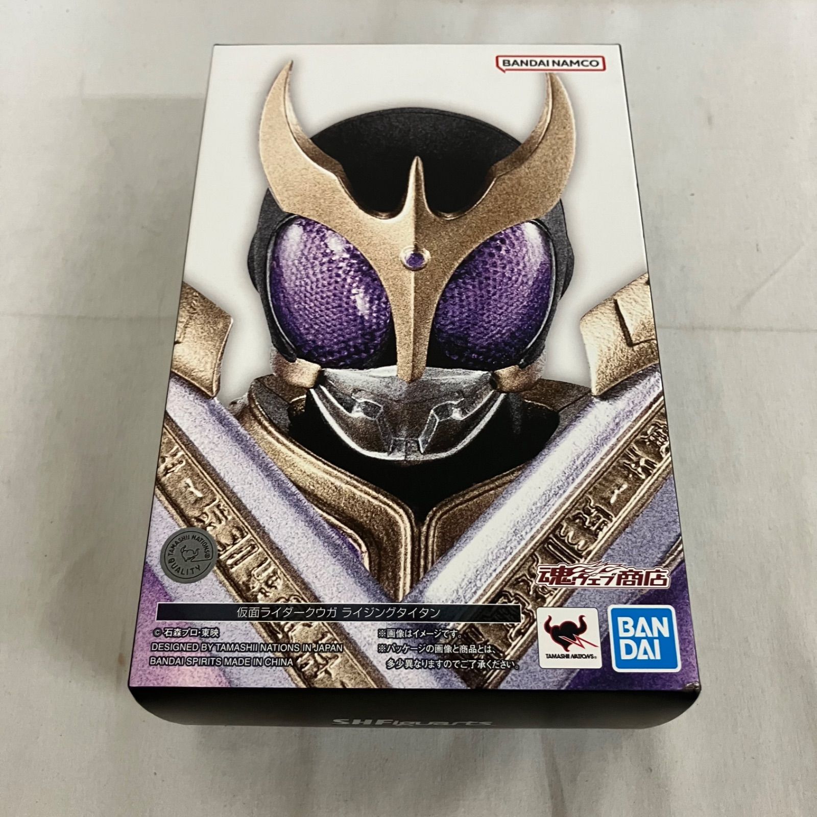 中古 仮面ライダークウガ ライジングタイタン 真骨彫製法 S.H.Figuarts フィギュア SF6640 c098
