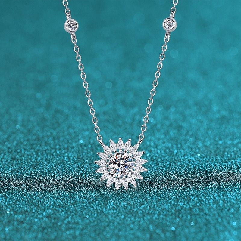 モアサナイトネックレス モアッサナイト ネックレス ペンダント シルバー925 レディー 普段使い 冠婚葬祭 ネックレス モアサナイト 卒業式 人工ダイヤモンド ネックレス mxl157
