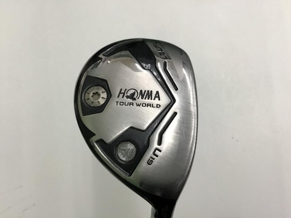 ホンマゴルフ　ツアーワールド TW727　19度　VIZARD UT 55　Sフレックス　ユーティリティ　中古【最短即日発送】