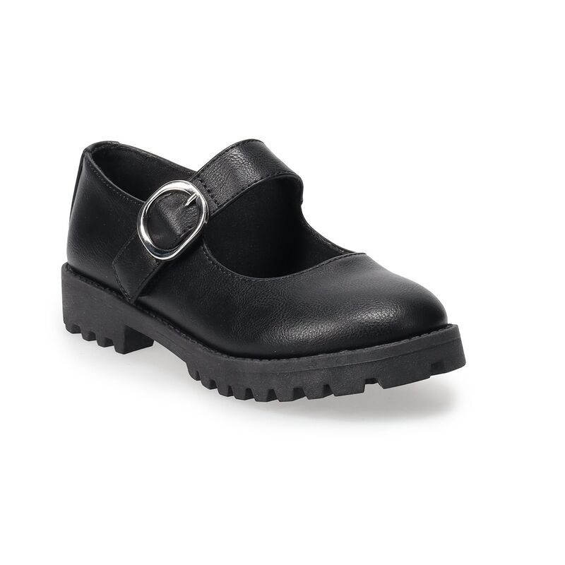ソノマ レディース シューズ スリッポン・ローファー Sonoma Goods For Life Manndy Kids Uniform Shoes Black ブラック