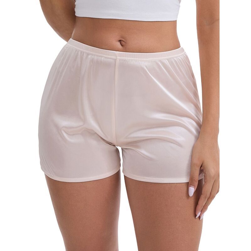 インスパイア シック レディース ボトムス カジュアルパンツ ショートパンツ シルク INSPIRE CHIC Womenside Slits Ice Silknickers Loose Fit Mi
