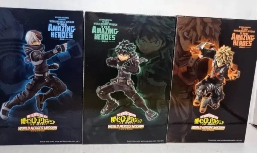僕のヒーローアカデミア WORLD Xdinary Heroes 3種セット