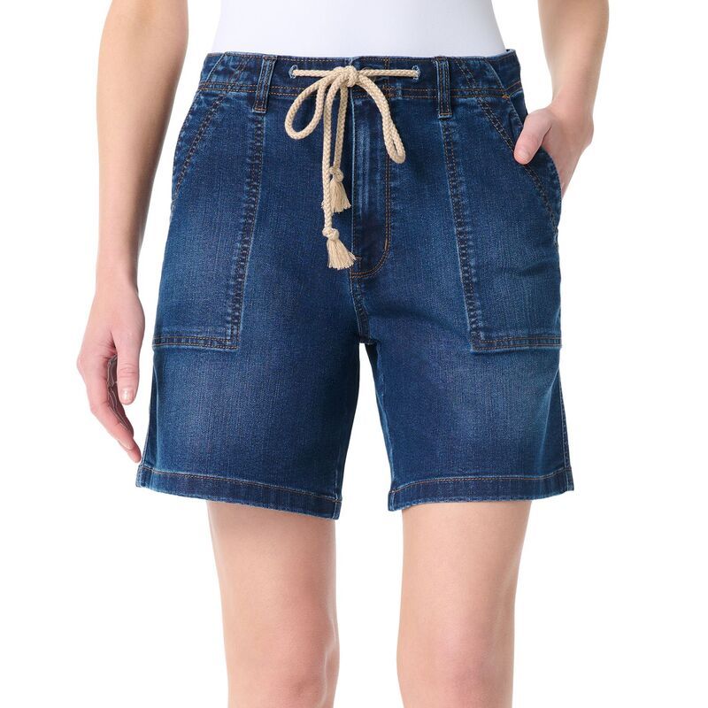 グロリアバンデービルト レディース ボトムス ハーフパンツ・ショーツ ショートパンツ Womens Gloria Vanderbilt Patch Pocket Jean Shorts Louisvi