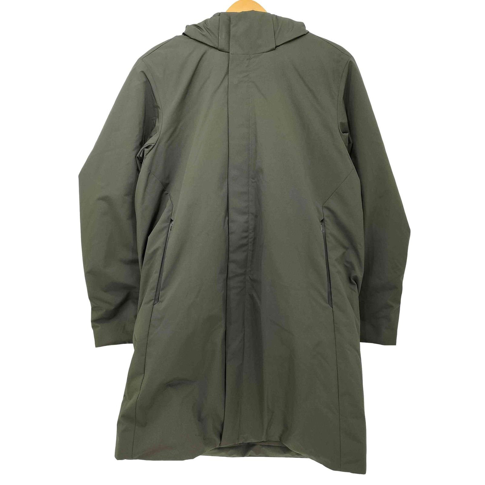 ユニクロ UNIQLO 25AW ハイブリッドダウンコート オリーブ Mサイズ メンズ JPN：M