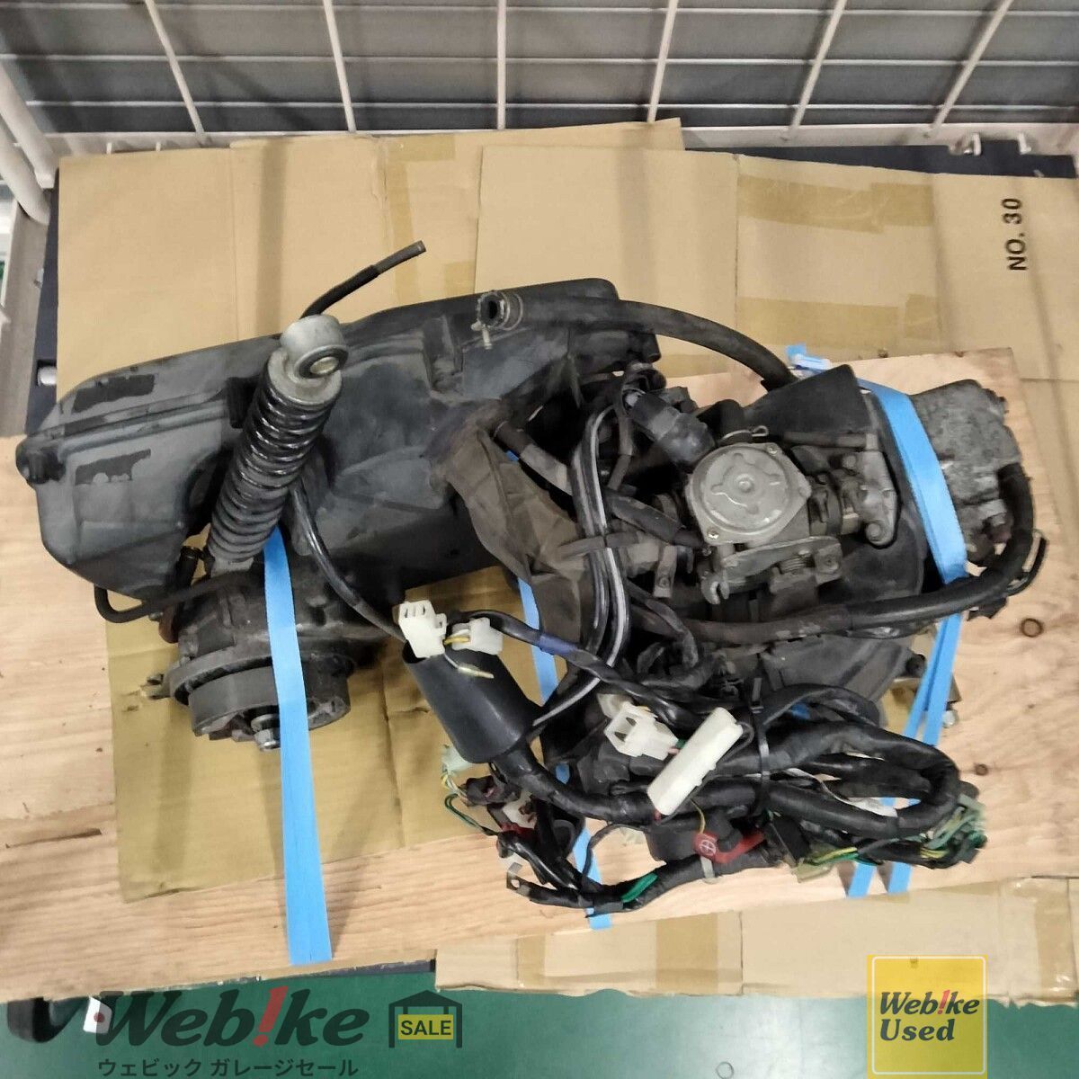ホンダ純正中古パーツ トゥデイ エンジン AF61E-1107xxx RXBI23539
