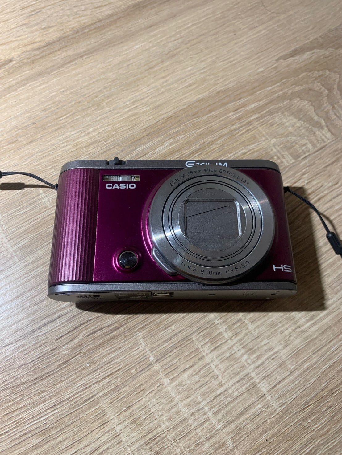 1396 Casio EXILIM EX-ZR1700 ワインレッド デジカメ 動作確認済み【コ
