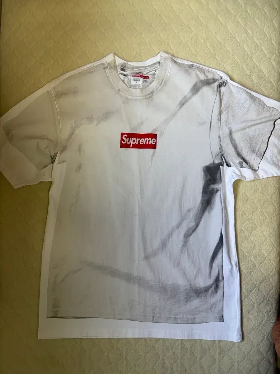 M Supreme x MM6 Maison Margiela ボックスロゴ Tシャツ 白 - 24S