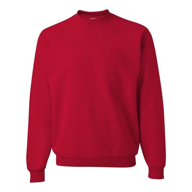 ジャージーズ レディース アウター ニット・セーター クルーネック スウェット シャツ JERZEESuper Sweats NuBlend Crewneck Sweatshirtrue Red レッ