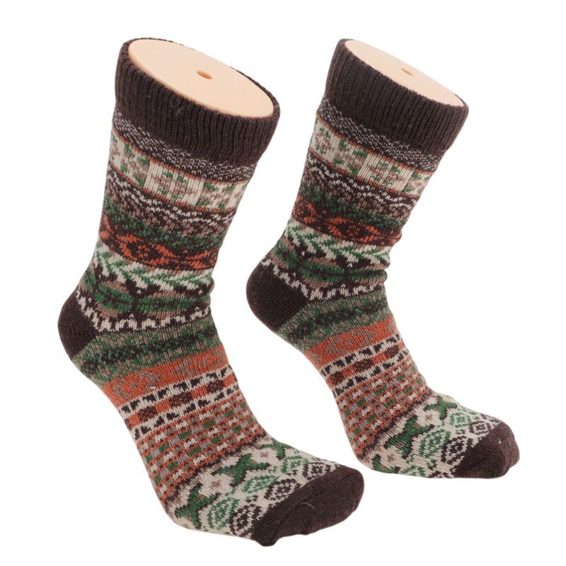 ユニークバーゲンズ レディース アンダーウェア 靴下 Unique Bargains Mens Thick Winter Warm Socks Multicolor 5 Pair Multicolor