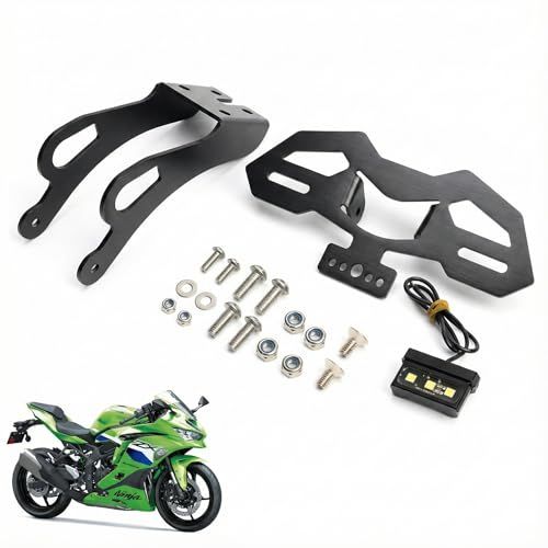 R★ZX対応 フェンダーレスキット ZX-25R ZX-4R ZX-4RR 2020-2024 調整式 ナンバーステー ナンバープレートホルダー 外装 カスタム 095fd2f1