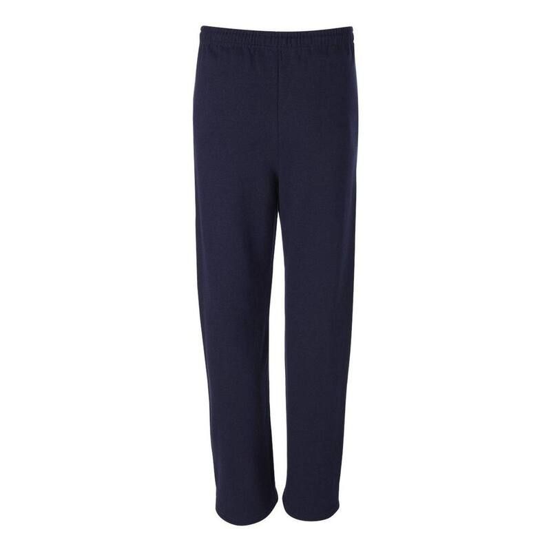 ジャージーズ レディース ボトムス カジュアルパンツ スウェットパンツ JERZEES NuBlend Open Bottom Sweatpants with Pockets J Navy ネイビー