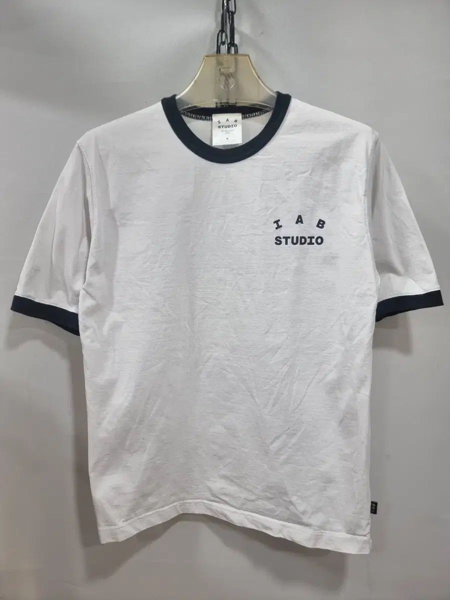 アイエプスタジオ IAB Studio アイエプスタジオ established リンガーTシャツ (D266