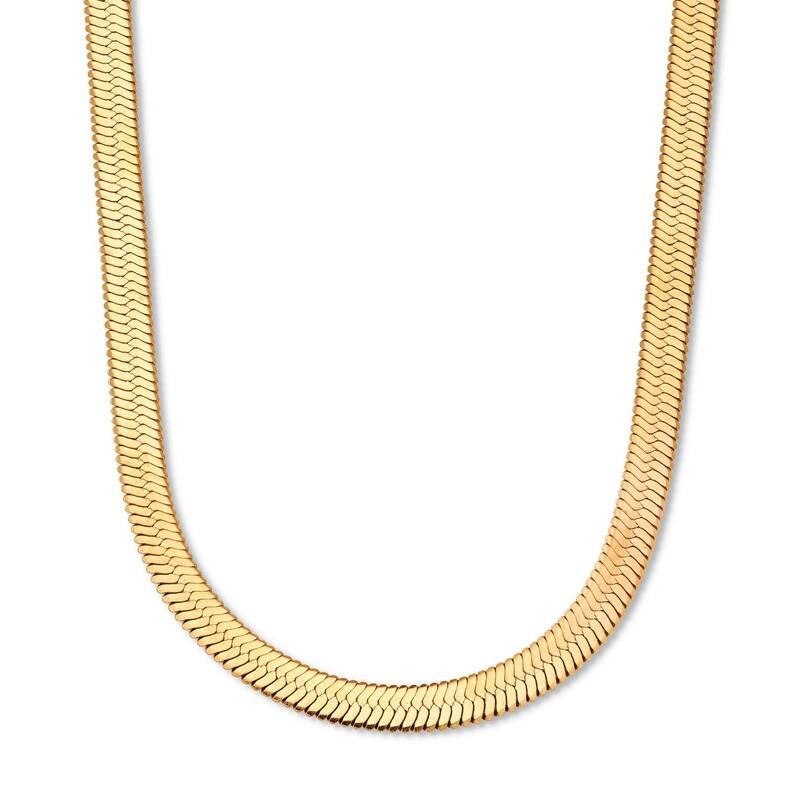 パームビーチジュエリー レディース アクセサリー ネックレス・チョーカー・ペンダントトップ レース PalmBeach Jewelry Goldtone Herringbone Chainecklac