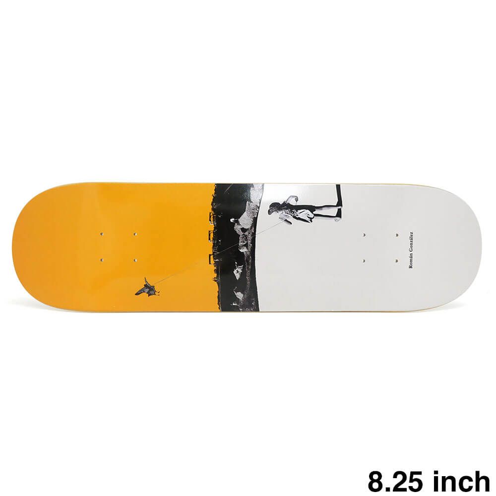 POLAR DECK ポーラー デッキ ROMAN GONZALEZ KITE YELLOW 8.25　スケートボード スケボー