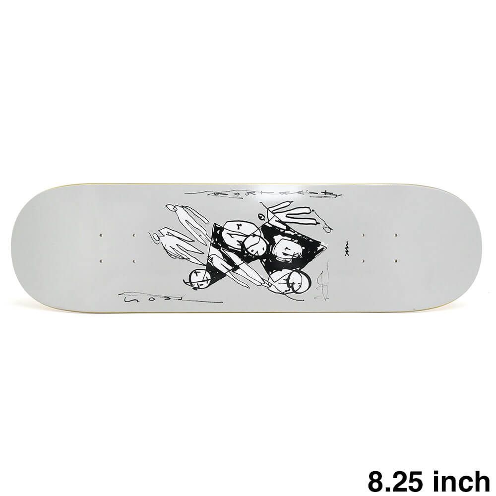 POLAR DECK ポーラー デッキ TEAM ALV SOUL PORTRAIT GREY 8.25　スケートボード スケボー