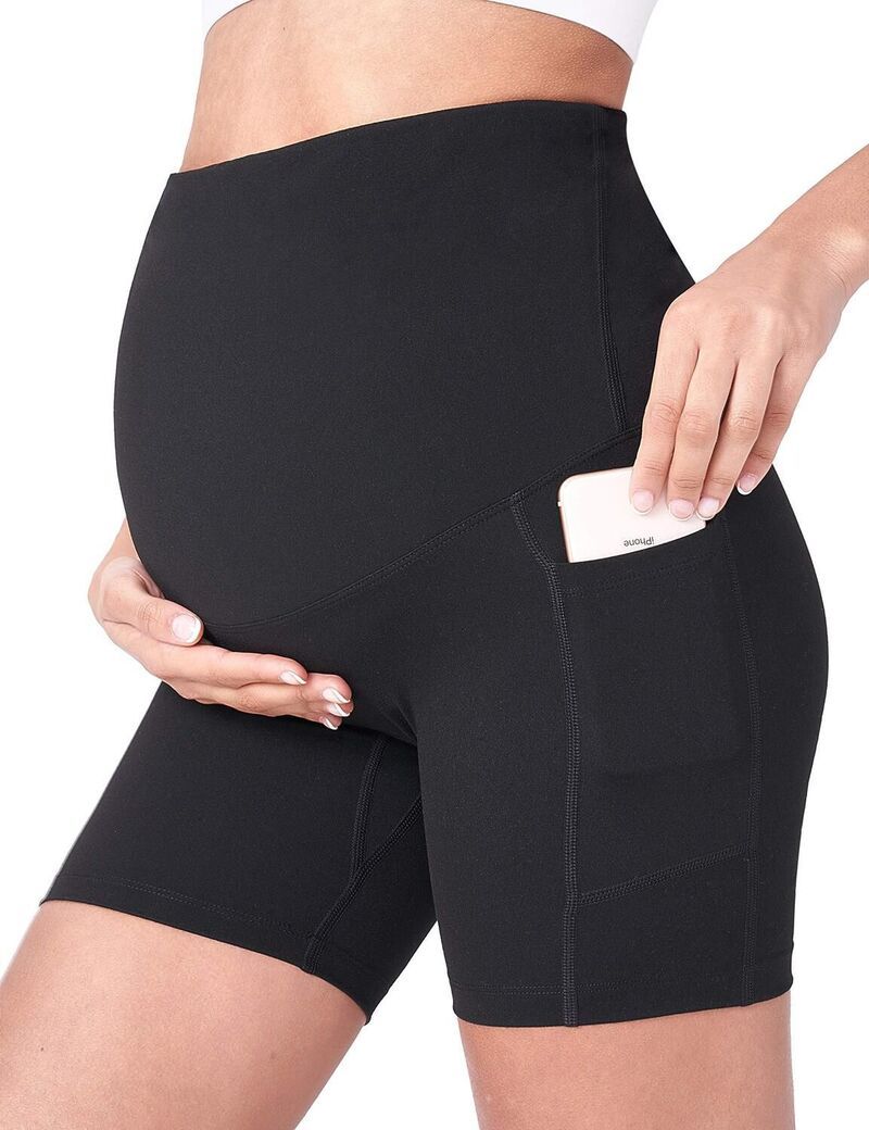 クリアラブ レディース ボトムス ハーフパンツ・ショーツ ハイウエスト ショートパンツ マタニティ Clearlove Womens Maternity Shorts Over Belly High