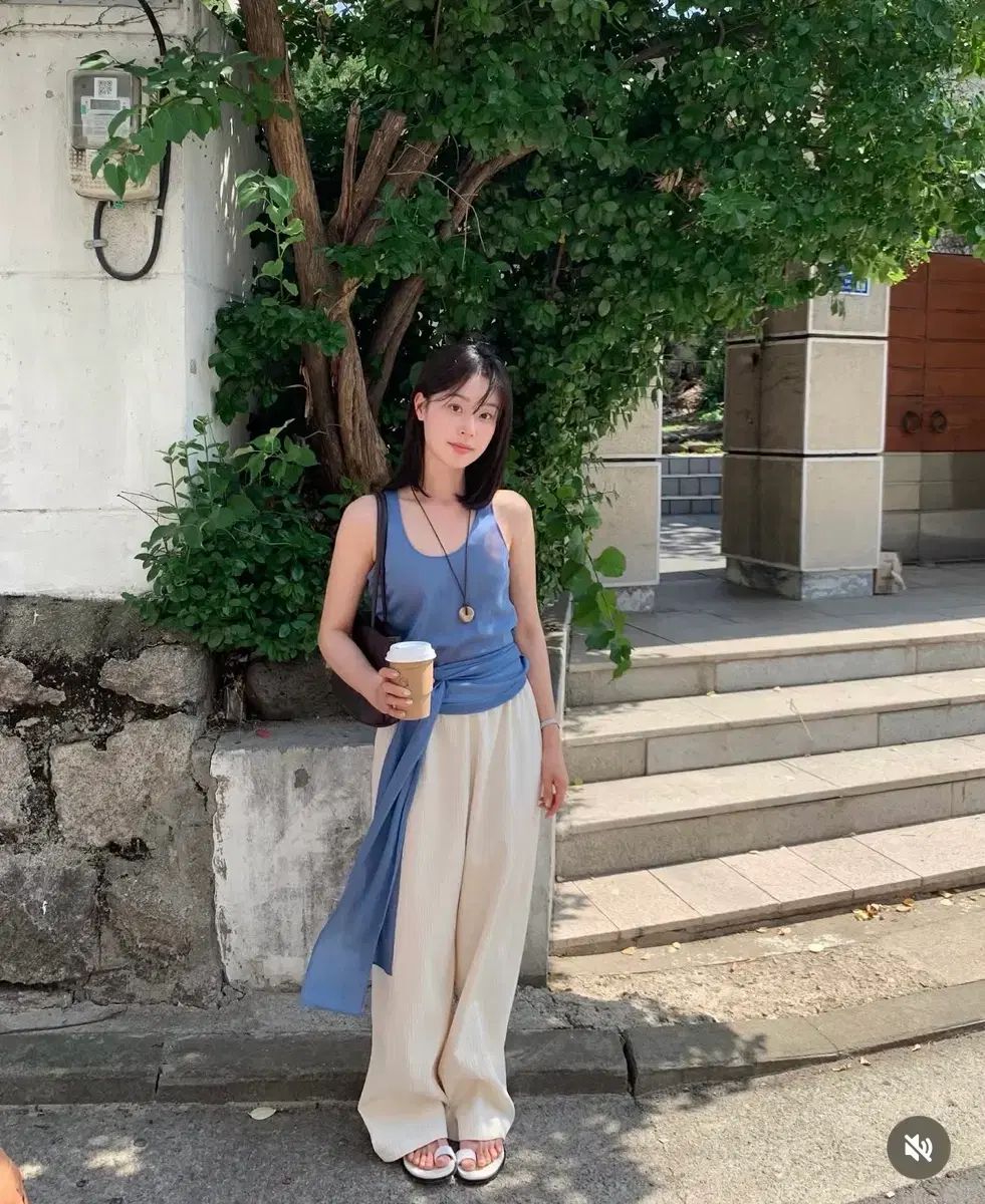 イジュミ ズボン トゥーアティット toatit crinkle banding pants