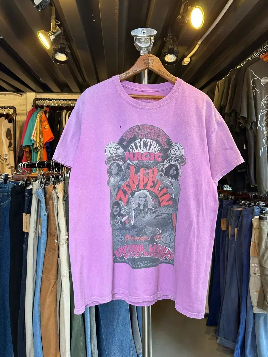 100 レッド・ツェッペリン Led Zeppelin ロックバンド プリンティング Tシャツ