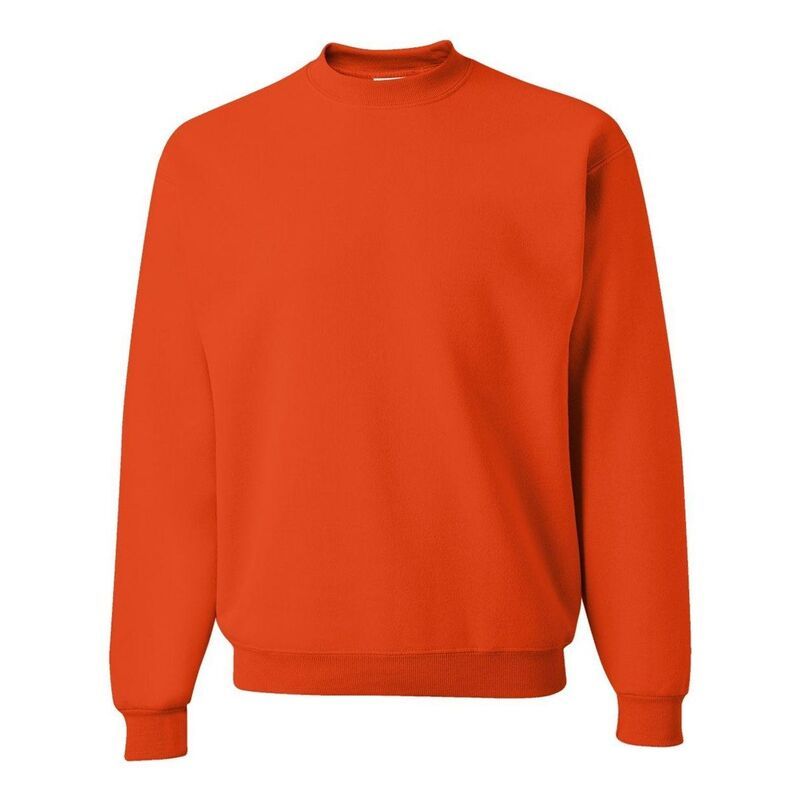 ジャージーズ レディース アウター ニット・セーター クルーネック スウェット シャツ JERZEES Plainublend Crewneck Sweatshirt Burnt Orange オレン