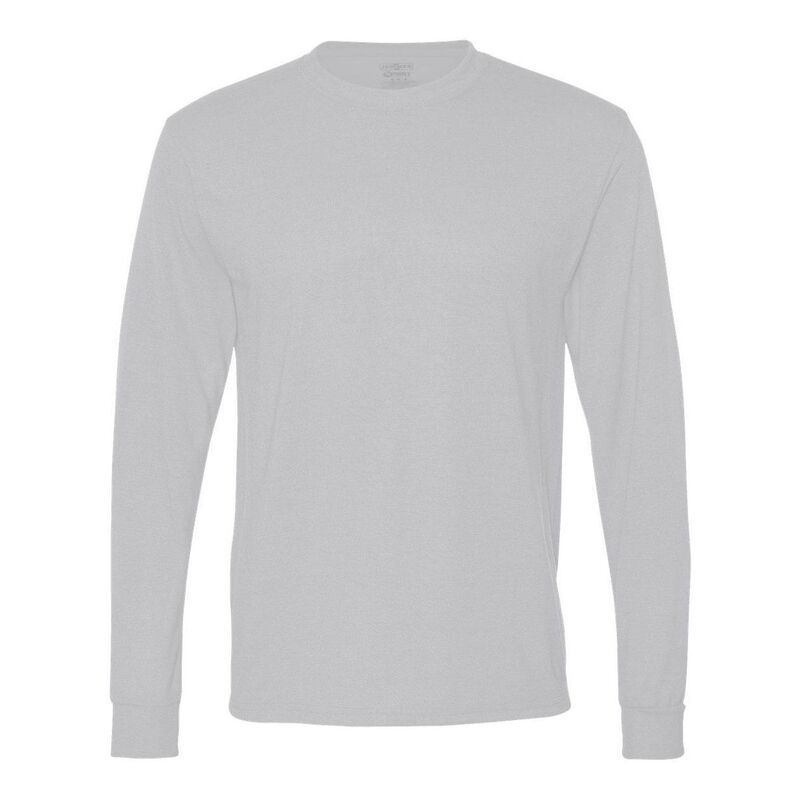 ジャージーズ レディース トップス Tシャツ JERZEES DriPower Performance Long Sleeve TShirt Silver シルバー
