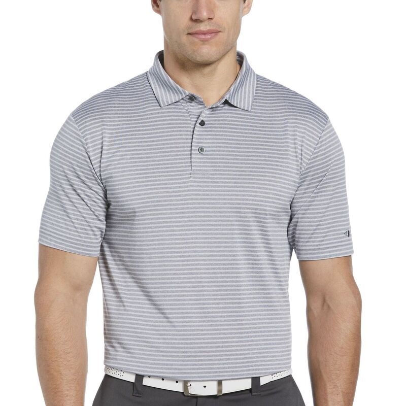 グランドスラム レディース トップス Tシャツ ポロシャツ Mens Grand Slam UPF 30 Heather Feeder Stripe Golf Polo Tradewinds Heat