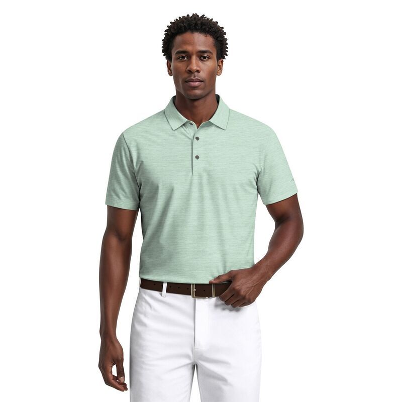 グランドスラム レディース トップス Tシャツ ポロシャツ Mens Grand Slam Jaspe Airflow Short Sleeve Golf Polo Shirt Pastel Turq