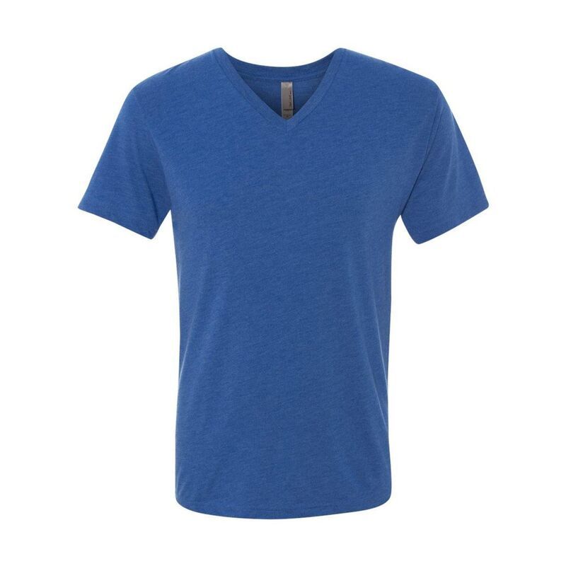 ネクストレベル レディース トップス Tシャツ Vネック Next Level Unisex Triblend Vneck Tshirt Vintage Royal