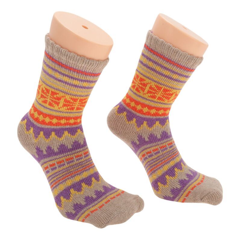 ユニークバーゲンズ レディース アンダーウェア 靴下 Unique Bargains Womensoft Winter Warm Socks Multicolor 5 Pair Multicolor