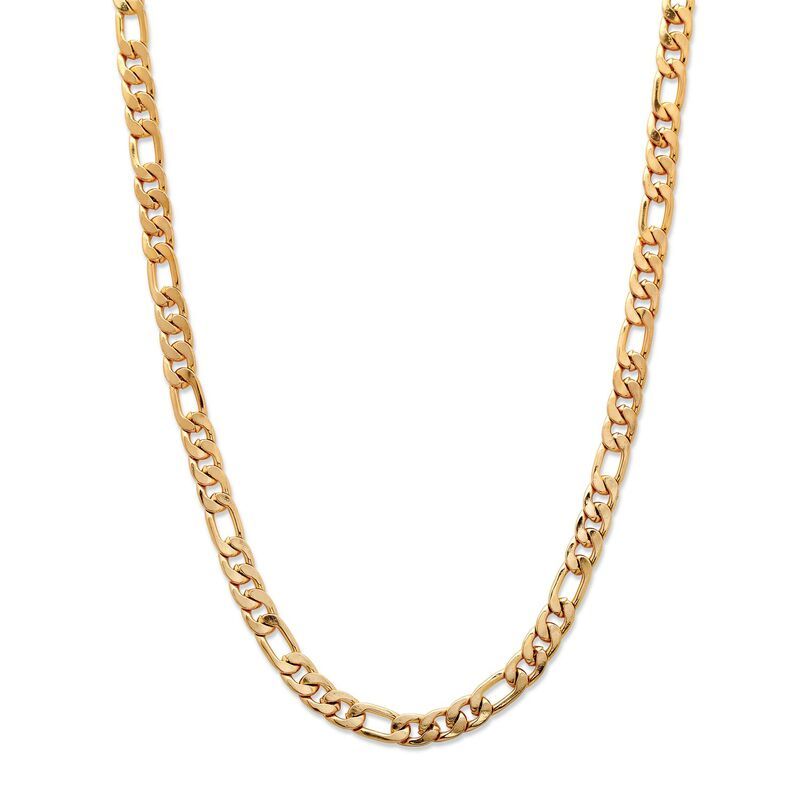 パームビーチジュエリー レディース アクセサリー ネックレス・チョーカー・ペンダントトップ レース PalmBeach Jewelry Mens Gold IonPlated FigaroLink 6