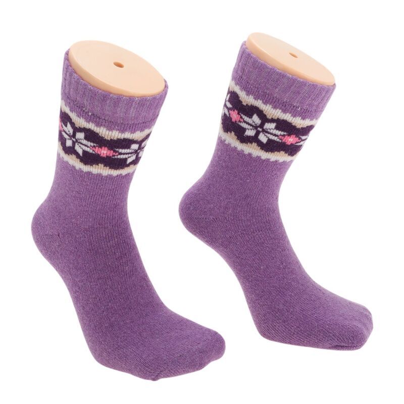 ユニークバーゲンズ レディース アンダーウェア 靴下 Unique Bargains Womens Comfortable Thick Winter Warm Socks Multicolor 5 P
