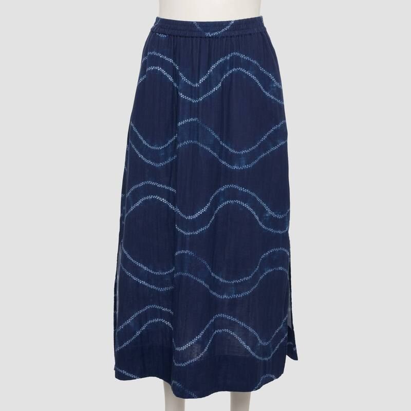ソノマ レディース ボトムスカート マキシ Womensonoma Goods For Life Breezy Gauze Maxi Skirt Blue Wave Dye ブルー