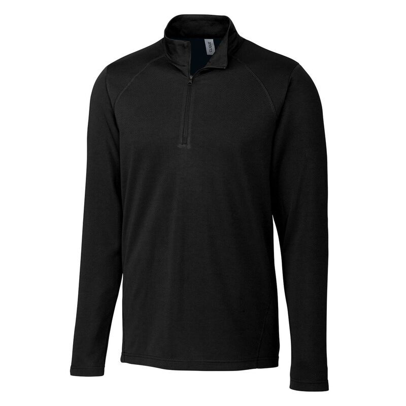 クリーク レディース アウター ジャケット・ブルゾン ハーフジップ Clique Ice Pique Mens Half Zip Tech Pullover Black ブラック